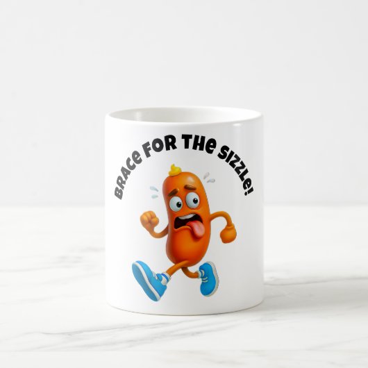 Mug Hotdog Emergency Incoming! コーヒーマグカップ (中央)