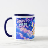 Mug Humour "Debout ? Oui" - Matins Durs マグカップ (左)