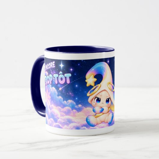 Mug Humour "Encore Trop Tôt" - Collection Matins D マグカップ (正面左)