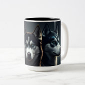 Mug HUSKY ツートーンマグカップ (正面右)