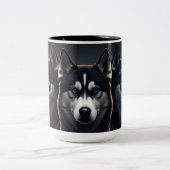 Mug HUSKY ツートーンマグカップ (中央)