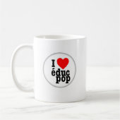 Mug I love educ pop コーヒーマグカップ (左)
