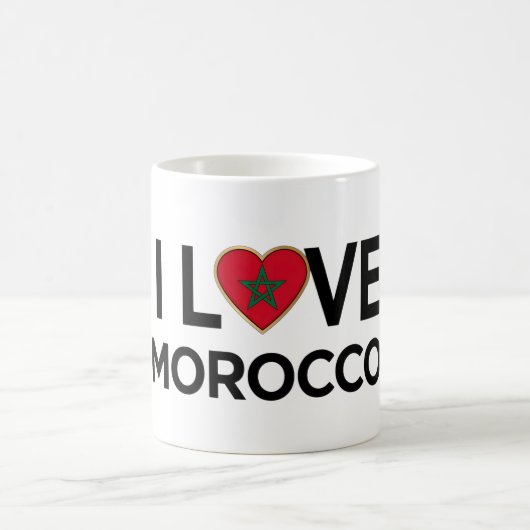 Mug I Love Morocco コーヒーマグカップ (中央)
