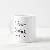 Mug "I Love Paris" コーヒーマグカップ (正面左)