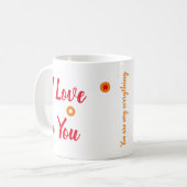 Mug I Love You コーヒーマグカップ (正面左)