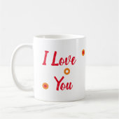 Mug I Love You コーヒーマグカップ (左)