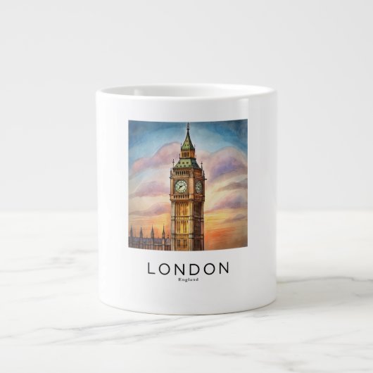  Mug image of London  ジャンボコーヒーマグカップ (正面)