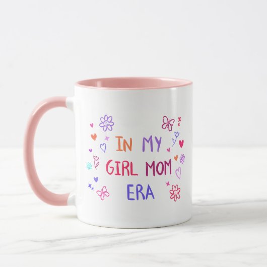 Mug in my girl mom era CRAYON マグカップ (左)