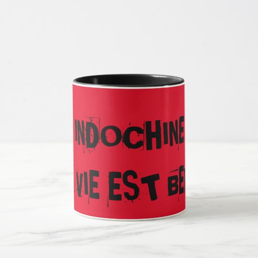 MUG INDOCHINE LA VIE EST BELLE マグカップ (中央)