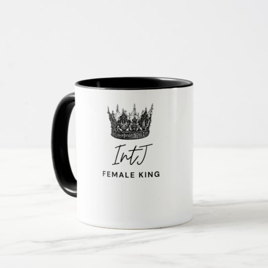 Mug Intj Female king マグカップ (正面左)