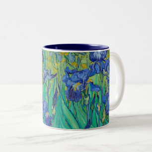 MUG "IRISES 1889" (詳細) VINCENT VANゴッホ著 ツートーンマグカップ