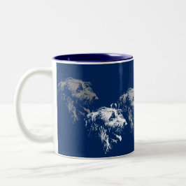 Mug Irish Wolfhound ツートーンマグカップ