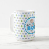 Mug/Itは水玉模様を持つ男の子です コーヒーマグカップ (正面左)