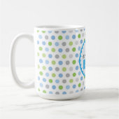 Mug/Itは水玉模様を持つ男の子です コーヒーマグカップ (左)