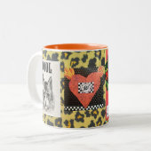 MUG-ITは素敵だったが、今、私は叫ばなければならない ツートーンマグカップ (正面左)