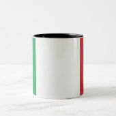 Mug Italy Flag ツートーンマグカップ (中央)