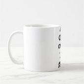 MUG J'AI UN CHAT CINGLÉ ET J'AI PAS PEUR DE... コーヒーマグカップ (左)