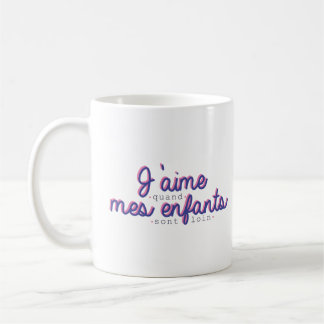 Mug J'aime mes enfants コーヒーマグカップ