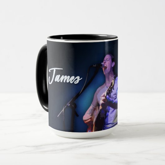 Mug - James Hartsoe singing マグカップ (正面左)