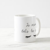 Mug Je m'en bats les cils コーヒーマグカップ (正面右)