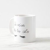 Mug Je m'en bats les cils コーヒーマグカップ (正面左)