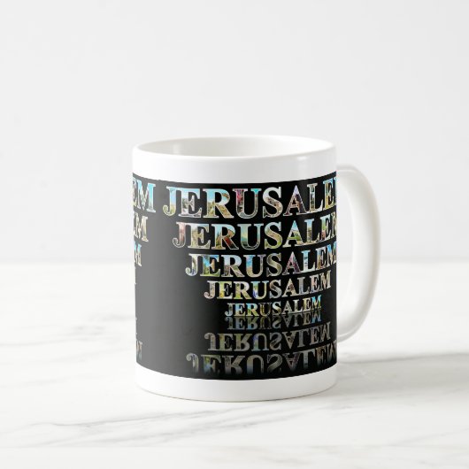 Mug jerusalem コーヒーマグカップ (正面右)