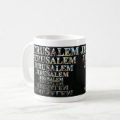 Mug jerusalem コーヒーマグカップ (正面左)