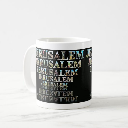 Mug jerusalem コーヒーマグカップ (正面左)