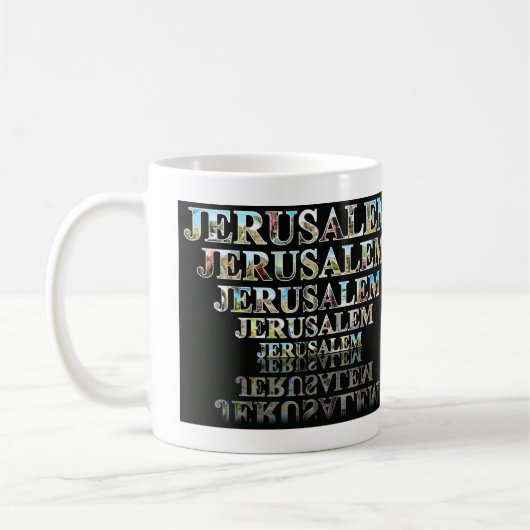 Mug jerusalem コーヒーマグカップ (左)