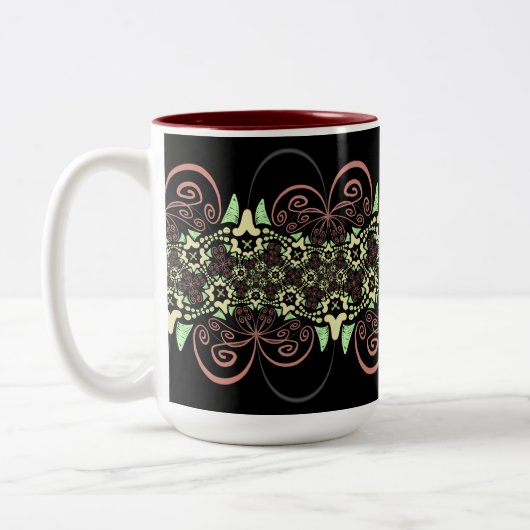 MUG Jimette Design déco ツートーンマグカップ (左)
