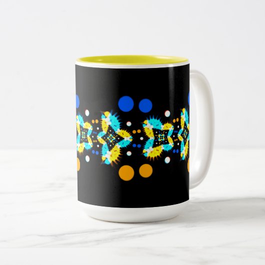 MUG Jimette Design déco ツートーンマグカップ (正面右)