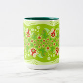 MUG Jimette Design printemps ツートーンマグカップ (中央)
