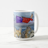 Mug: Joanna Flying Over Animals コーヒーマグカップ (正面右)