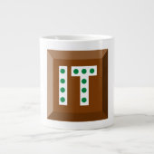 MUG JUMBO BLANCHE CHOCOLAT BONBONS IT ジャンボコーヒーマグカップ (正面)