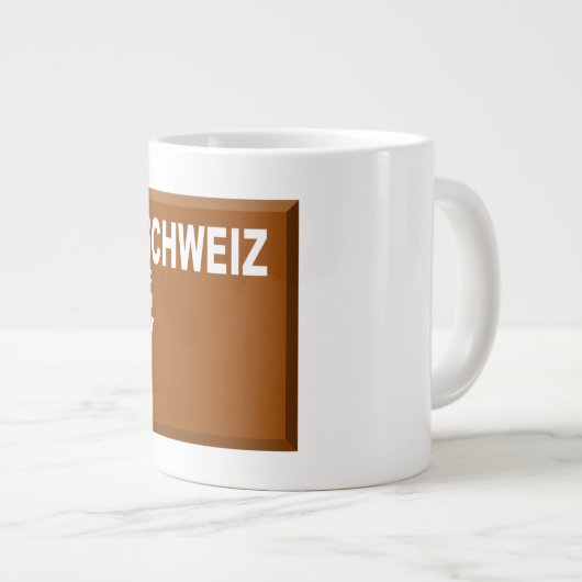 MUG JUMBO BLANCHE  CHOCOLAT SCHWEIZ ジャンボコーヒーマグカップ (正面右)