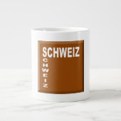 MUG JUMBO BLANCHE  CHOCOLAT SCHWEIZ ジャンボコーヒーマグカップ (正面)