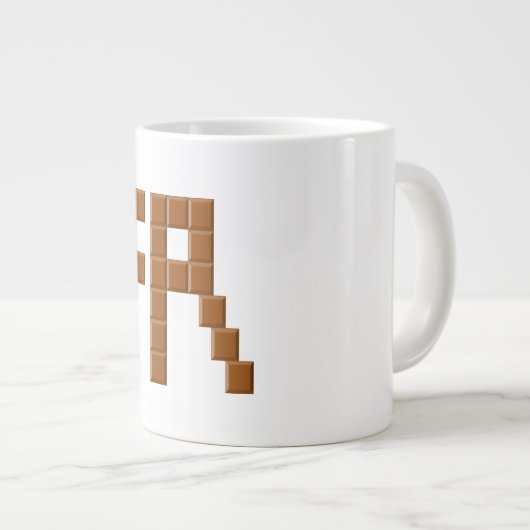 MUG JUMBO BLANCHE FRANCE CHOCOLAT ジャンボコーヒーマグカップ (正面右)