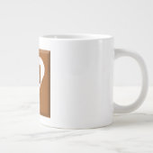 MUG JUMBO BLANCHE I LOVE CHOCOLAT ジャンボコーヒーマグカップ (右)