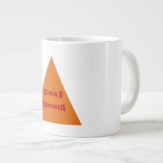 MUG JUMBO CALIFORNIA ジャンボコーヒーマグカップ (正面右)