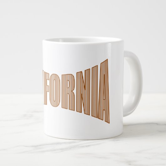 MUG  JUMBO  CALIFORNIA ジャンボコーヒーマグカップ (正面右)