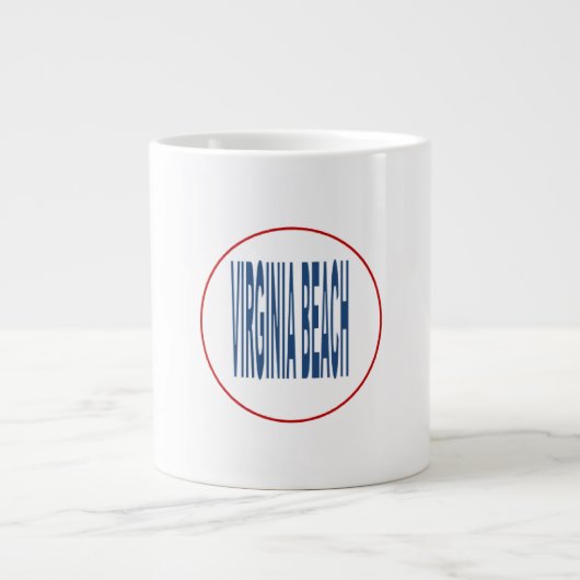MUG  JUMBO VIRGINIA  BEACH ジャンボコーヒーマグカップ (正面)