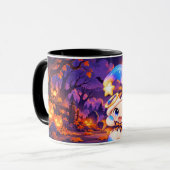 Mug Kawaii Vampire Citrouilles - Halloween マグカップ (正面左)
