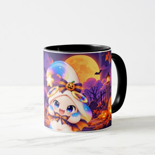Mug Kawaii Vampire Citrouilles - Halloween マグカップ (正面右)