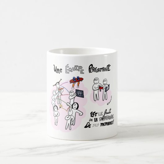 Mug "La différence au coeur de la performance" コーヒーマグカップ (中央)