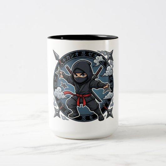 Mug La Voie du Ninja  ツートーンマグカップ (中央)