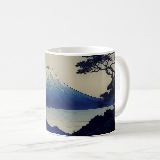 Mug -  Lake, Pine and Mountain - Japan コーヒーマグカップ (正面右)