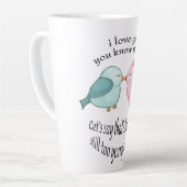 Mug latte personnalisé カフェラテマグ (左アングル)