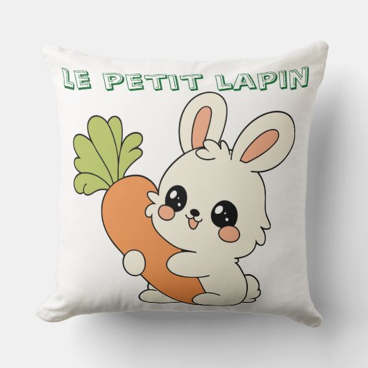 mug le petit lapin クッション (正面)