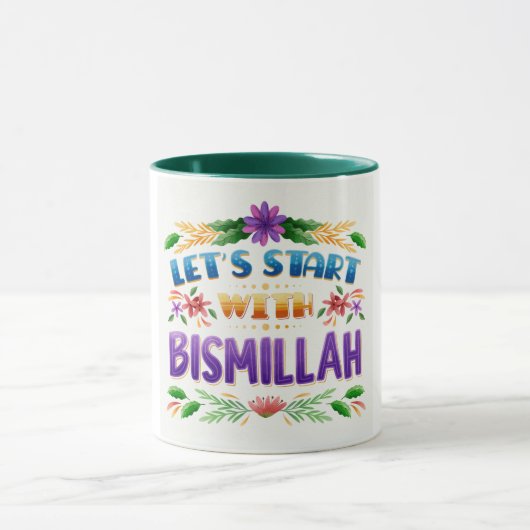 Mug-Let’s Start with Bismillah Mug マグカップ (中央)