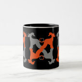 Mug Lévrier Afghan ツートーンマグカップ (中央)